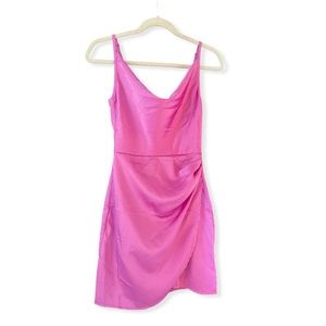 NWT Superdown Arezo Cowl Wrap Dress in Purple size XS